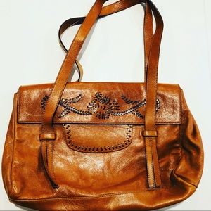 Blumarine Brown Leather Bag